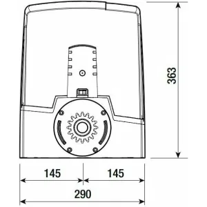 Привод для откатных ворот BXV04AGF CAME 801MS-0160 (КАМЕ) Привод для откатных ворот BXV04AGF CAME 801MS-0160 (КАМЕ)